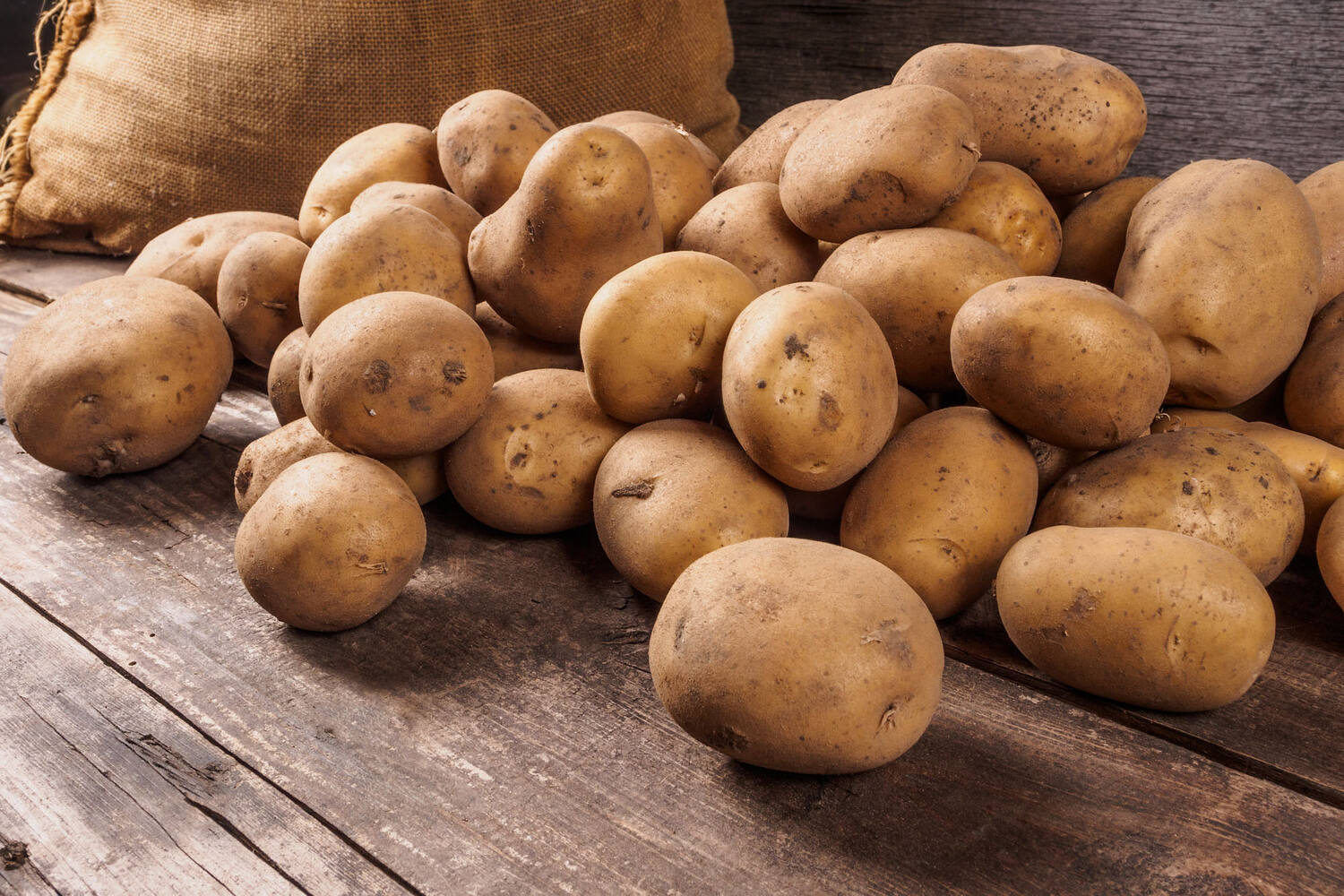 Bonken aardappelen gewassen kist 10 kilogram
